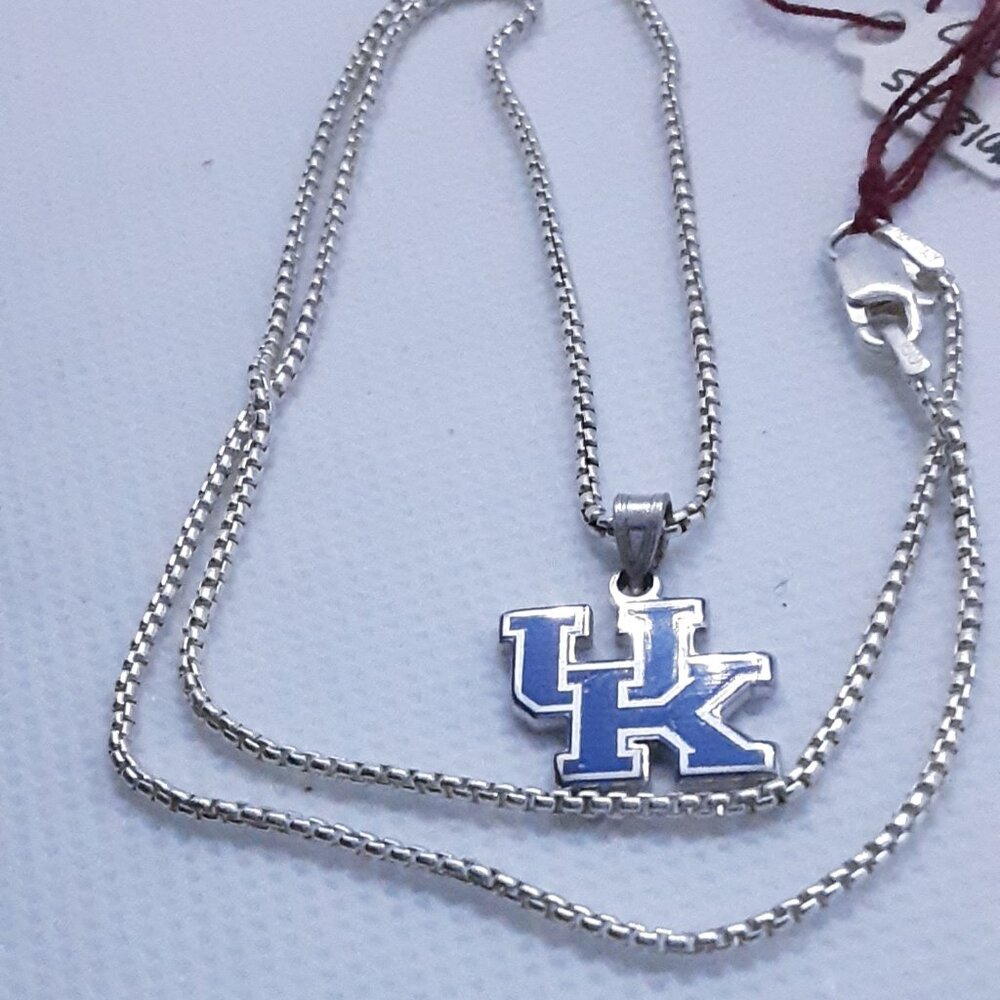 CLOSET SALE!!  University of Kentucky Authentic Sterling silver pendant - Picture 4 of 10
